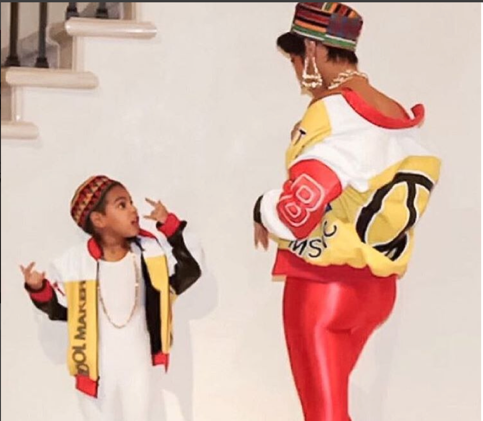 We’ve Got the Scoop on Beyonce and Blue Ivy’s Custom Throwback Halloween Jackets